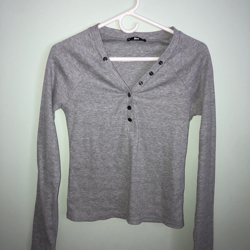 Shein gray long sleeve